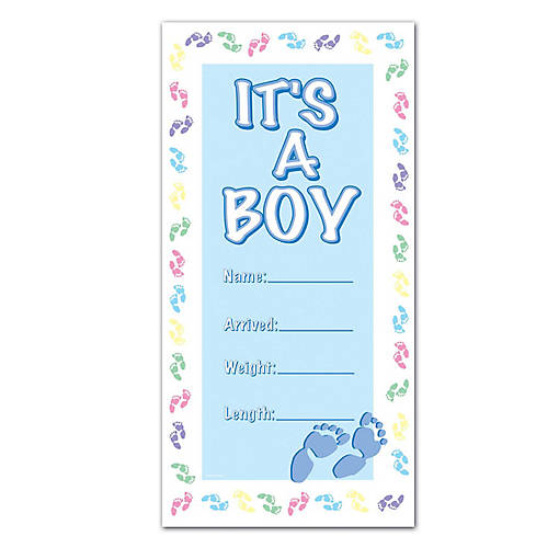 Beistle - It's A Boy Door Cover - 12 Pack