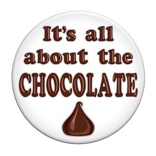 Beistle - It's All About The Chocolate Button - 12 Pack