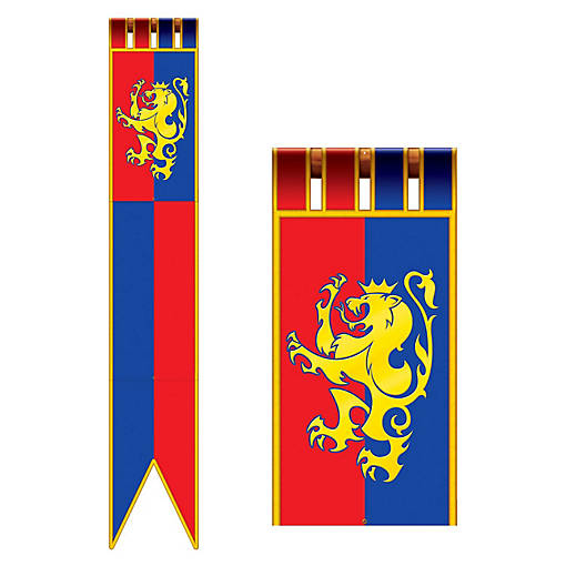 Beistle - Jointed Medieval Pull-Down Cutout - 12 Pack