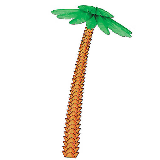 Beistle - Jointed Palm Tree w/Tissue Fronds - 12 Pack