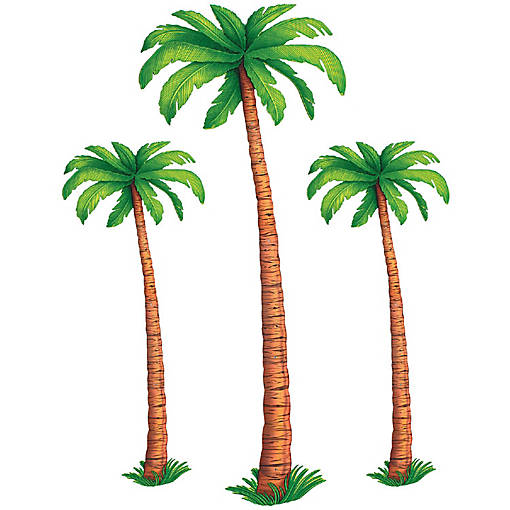 Beistle - Jointed Palm Trees - 12 Pack