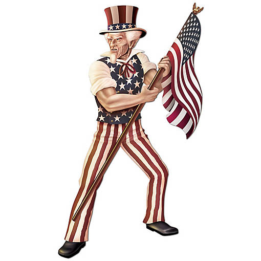 Beistle - Jointed Uncle Sam - 12 Pack