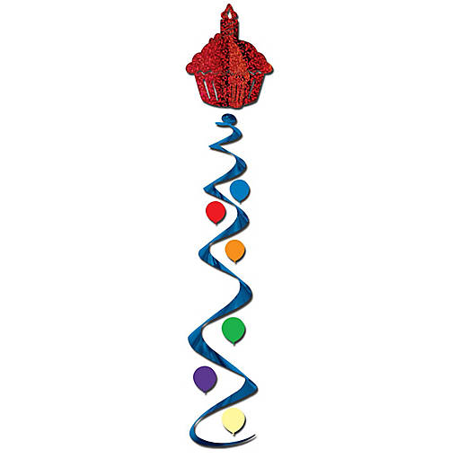 Beistle - Jumbo Cupcake Whirl - 12 Pack