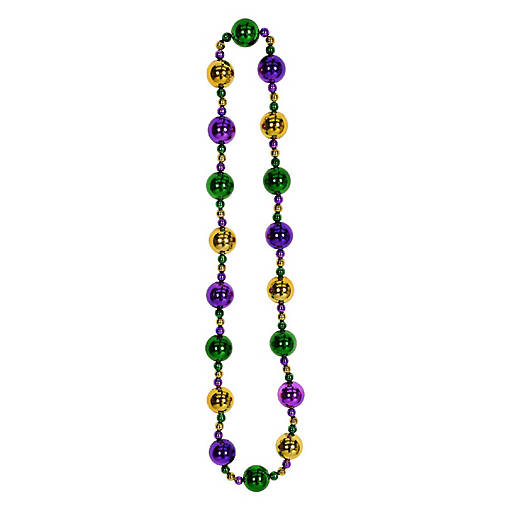 Beistle - Jumbo Mardi Gras Beads - 12 Pack