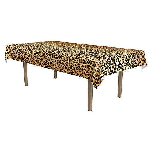 Beistle - Leopard Print Tablecover - 12 Pack