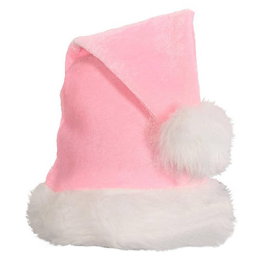 Beistle - Light Pink Santa Hat - 12 Pack