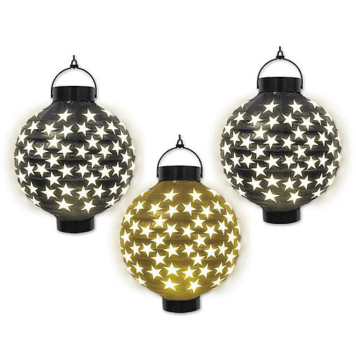 Beistle - Light-Up Paper Lanterns - 6 Pack