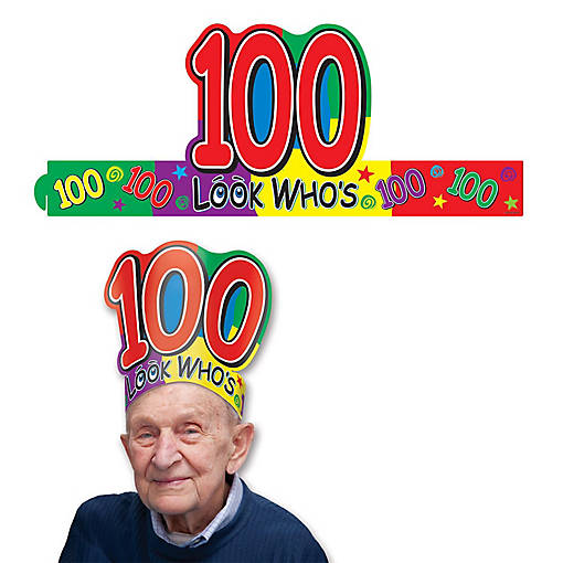 Beistle - Look Who's "100" Headband - 24 Pack
