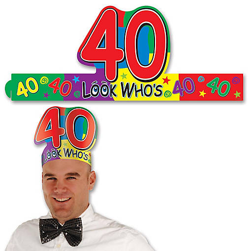 Beistle - Look Who's "40" Headband - 24 Pack