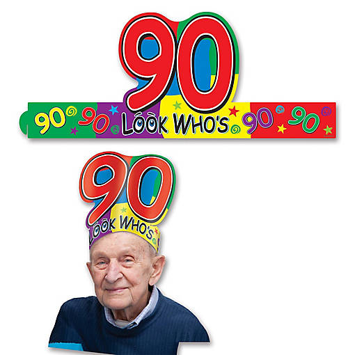 Beistle - Look Who's "90" Headband - 24 Pack