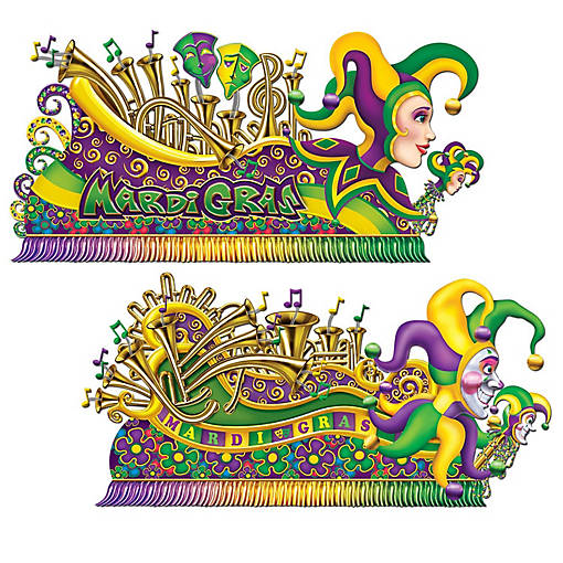 Beistle - Mardi Gras Float Props - 12 Pack