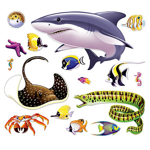 Beistle - Marine Life Props - 12 Pack