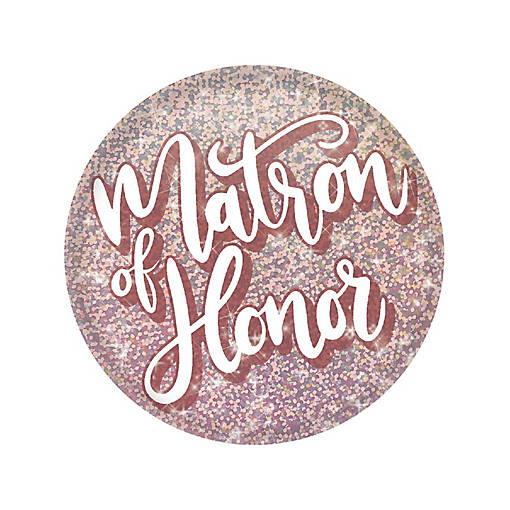 Beistle - Matron of Honor Button - 6 Pack