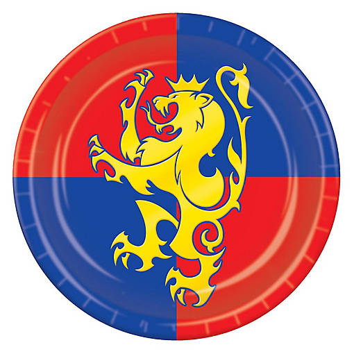 Beistle - Medieval Plates - 9" - 12 Pack