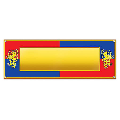 Beistle - Medieval Sign Banner - 12 Pack