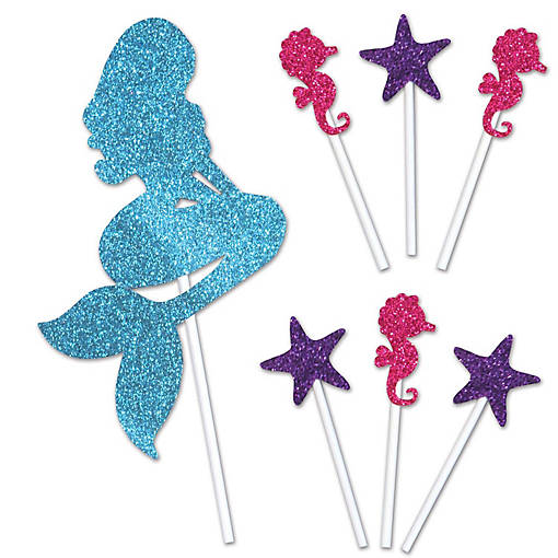 Beistle - Mermaid Cake Topper - 12 Pack