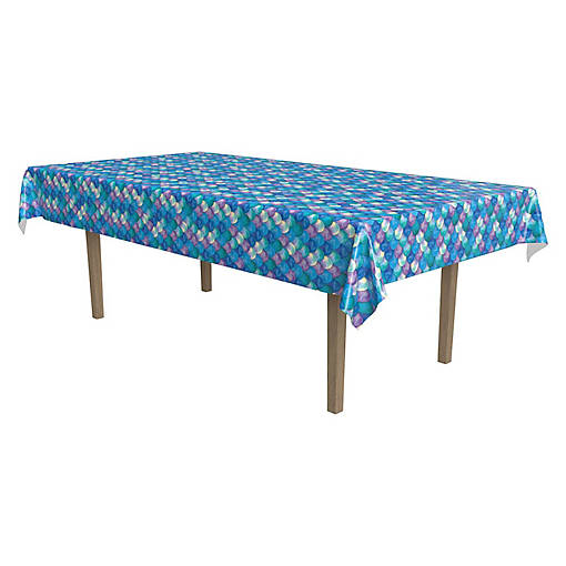 Beistle - Mermaid Scales Tablecover - 12 Pack