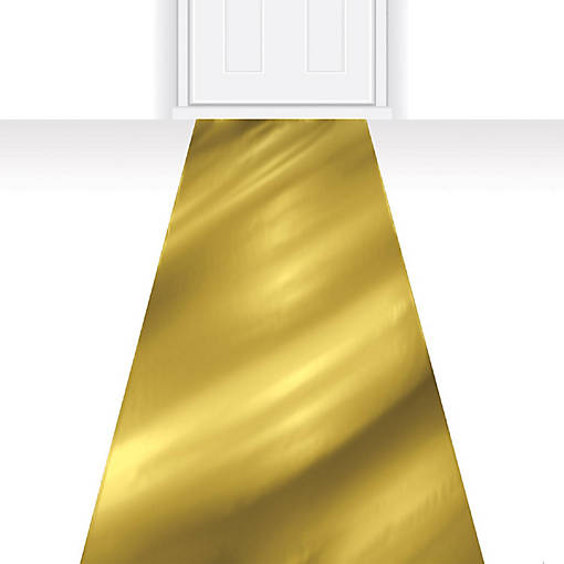 Beistle - Metallic Aisle Runner - Golden - 1 Pack