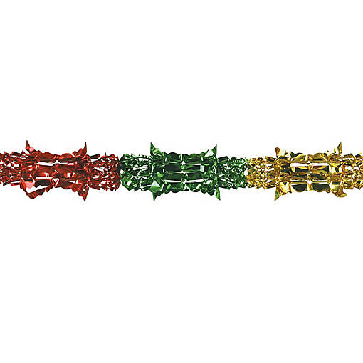 Beistle - Metallic Garland - Multicolor - 12 Pack