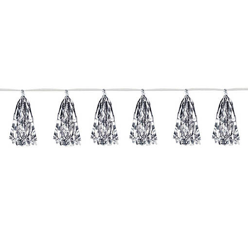 Beistle - Metallic Tassel Garland - Silver - 12 Pack