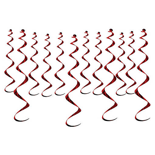 Beistle - Metallic Whirls - Brown - 6 Pack