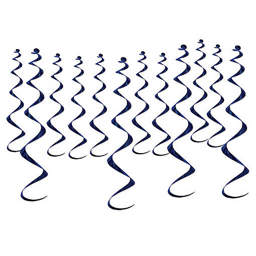 Beistle - Metallic Whirls - Natural - 6 Pack