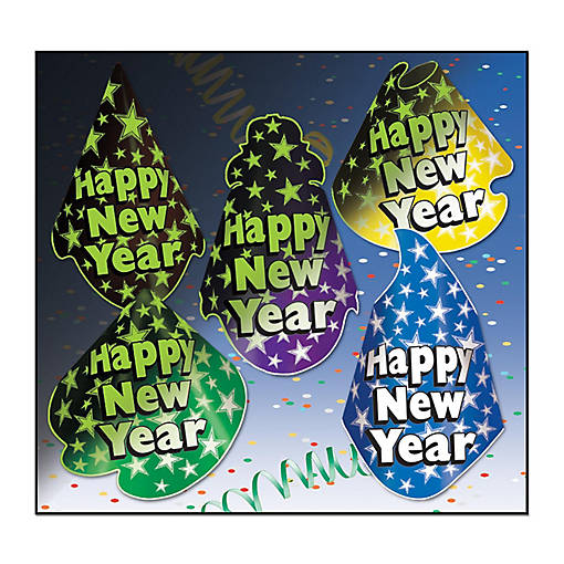 Beistle - Midnight Glow Hat Assortment - 50 Pack