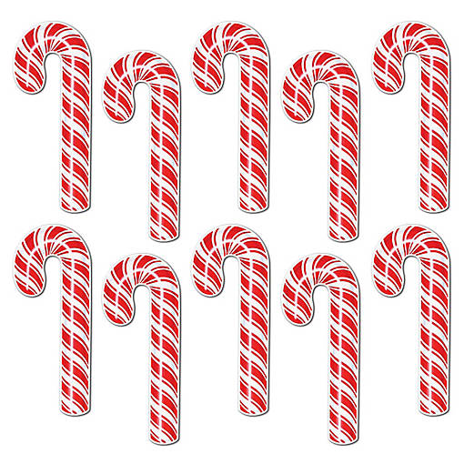 Beistle - Mini Candy Cane Cutouts - 12 Pack