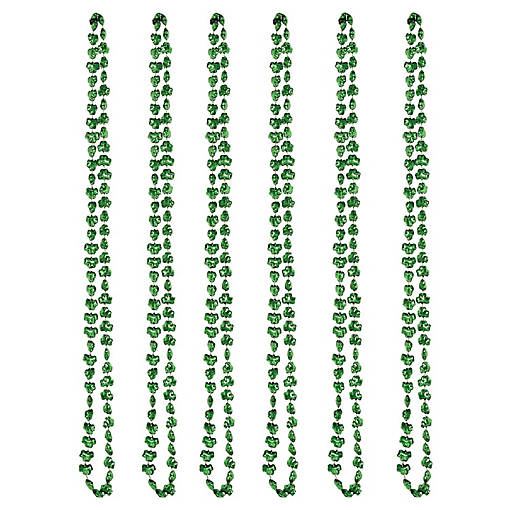 Beistle - Mini Shamrock Beads - 12 Pack