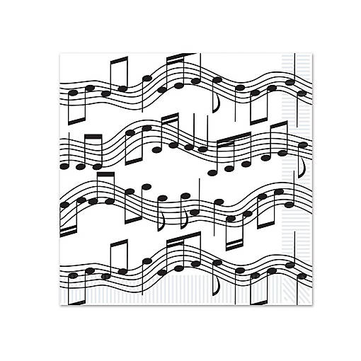 Beistle - Musical Notes Beverage Napkins - 12 Pack