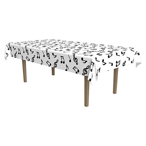 Beistle - Musical Notes Tablecover - 12 Pack