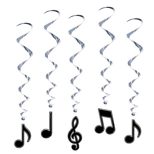 Beistle - Musical Notes Whirls - 6 Pack