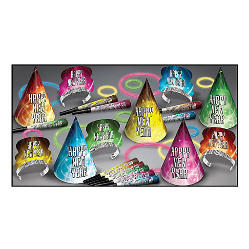 Beistle - New Year Glow Assorted for 10 - 1 Pack