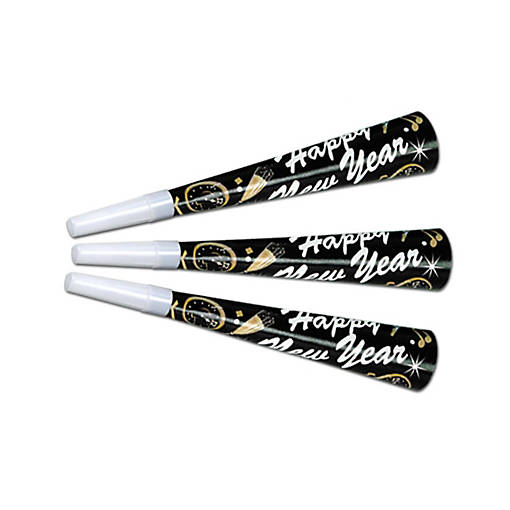 Beistle - New Year Tymes Horns - 100 Pack