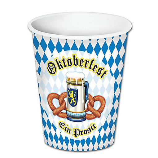 Beistle - Oktoberfest Beverage Cups - 12 Pack