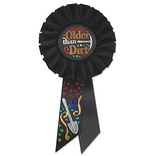 Beistle - Older Than Dirt Rosette - 6 Pack