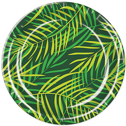 Beistle - Palm Leaf Plates - 12 Pack