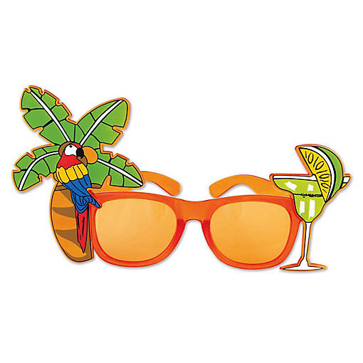 Beistle - Palm Tree &amp; Parrot Fanci-Frames - 6 Pack