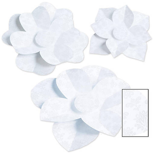 Beistle - Paper Flowers - 12 Pack