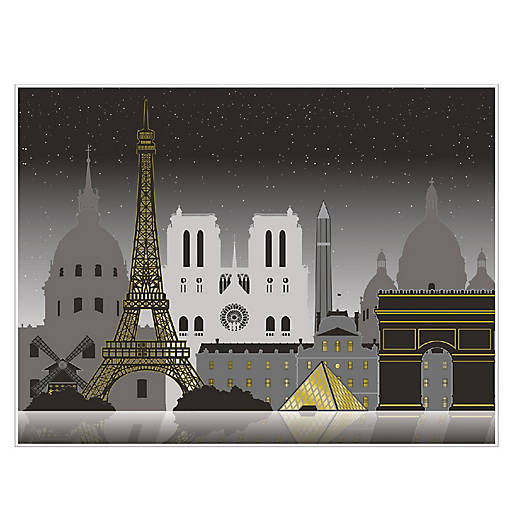 Beistle - Paris Cityscape Insta-Mural - 6 Pack