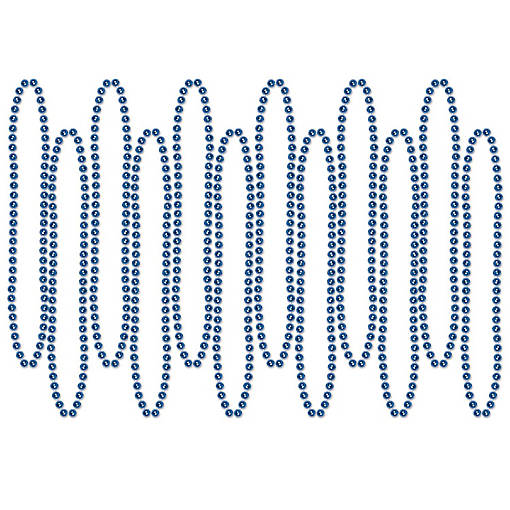 Beistle - Party Beads - Small Round - Blue - 12 Pack