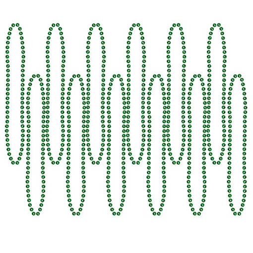 Beistle - Party Beads - Small Round - Green - 12 Pack