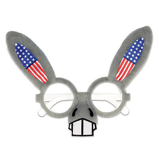 Beistle - Patriotic Donkey Glasses - 12 Pack