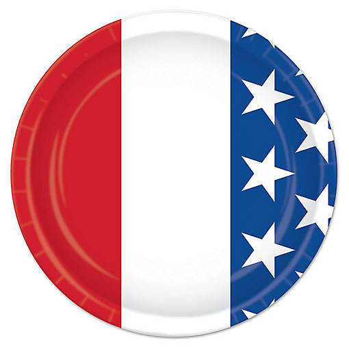 Beistle - Patriotic Plates - 12 Pack
