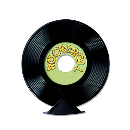Beistle - Personalize Plastic Record Centerpiece - 12 Pack
