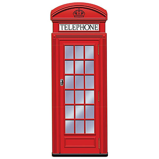 Beistle - Phone Box Stand-Up - 4 Pack