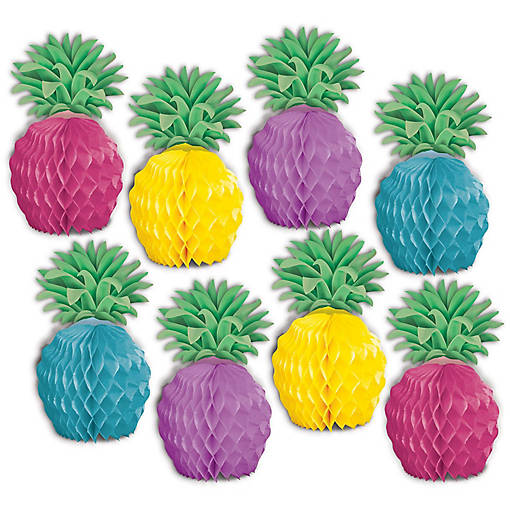 Beistle - Pineapple Mini Centerpieces - 12 Pack