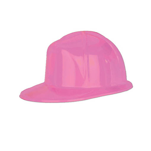 Beistle - Pink Plastic Construction Helmet - 48 Pack