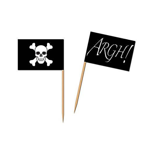 Beistle - Pirate Flag Picks - 12 Pack