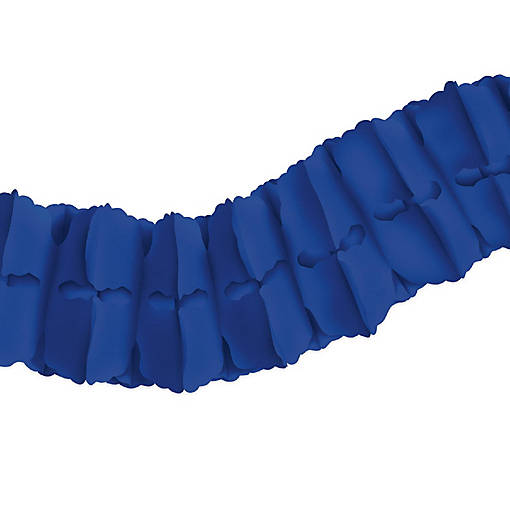 Beistle - Pkgd Leaf Garland - Blue - 12 Pack